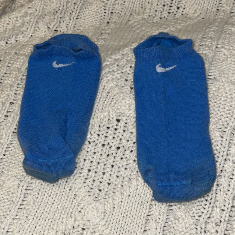 Blue Nike Ankle Socks