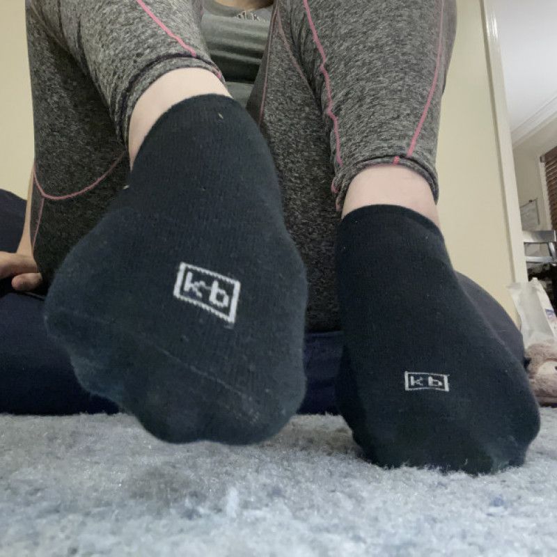 Black Kb ankle socks