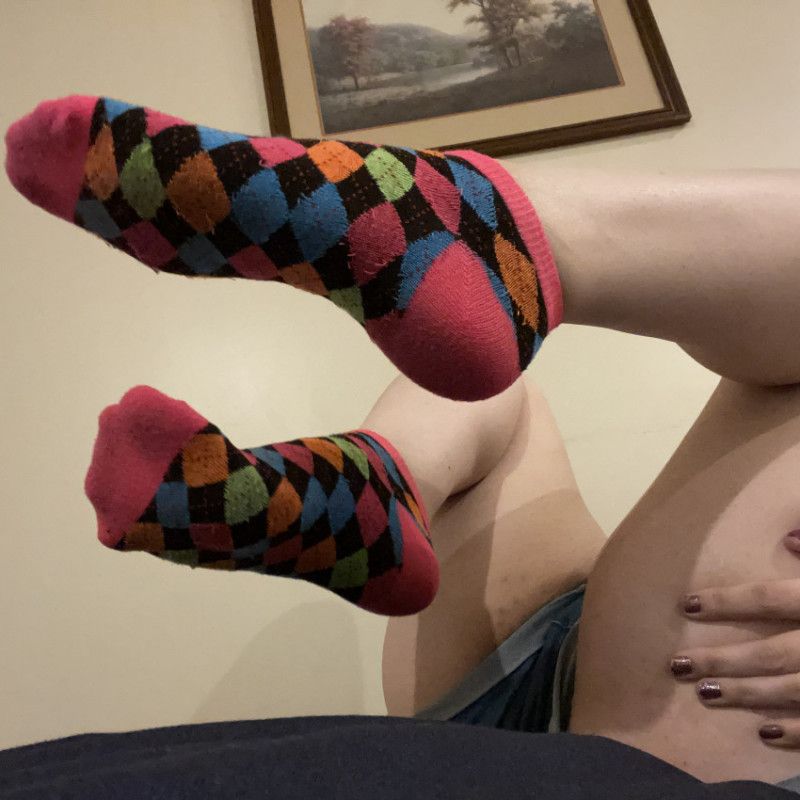 Colorful Checkered Socks