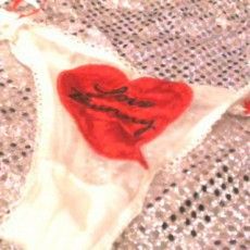 Used Love Bunny G String Pantie