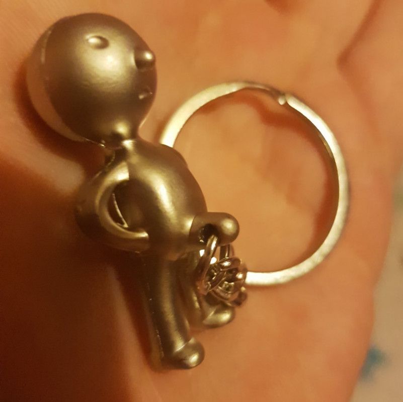 Kinky key ring