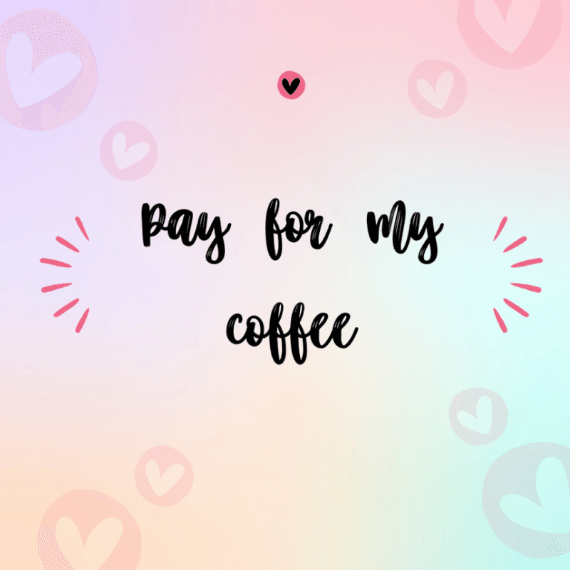 Pay for my coffee