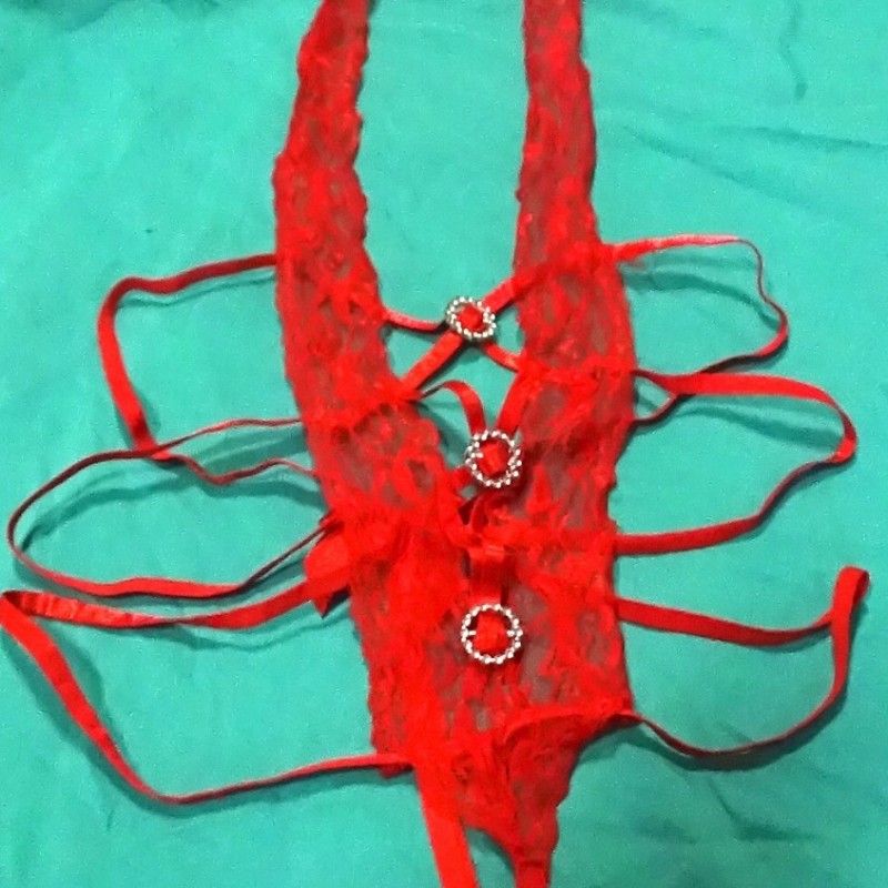 Red Lace Teddy