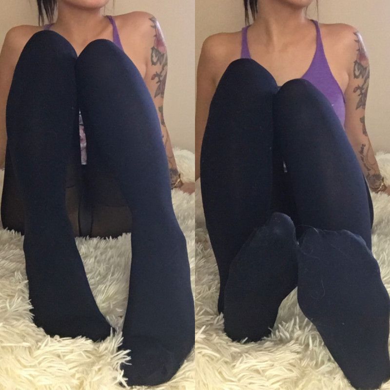 Navy Blue Stockings