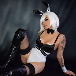 Black and White Bunny Accessories