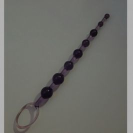 Small Purple Anal Beads