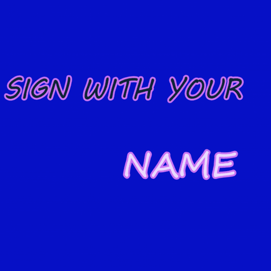 Sign pics with your name