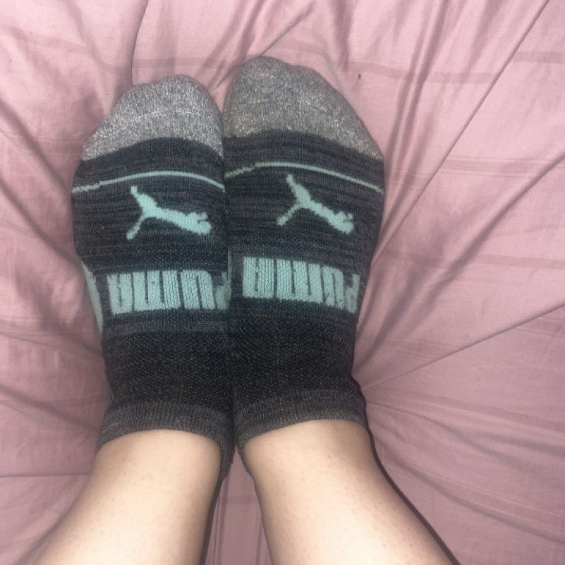 Worn PUMA GYM socks