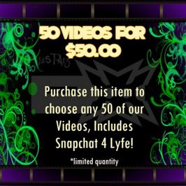 50 Videos for 50 Dollars