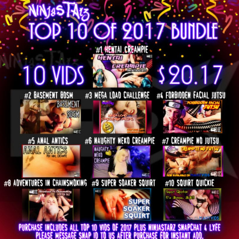 NinjaStarz Top 10 Vids of 2017 Bundle