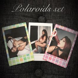 Vintage polaroids set