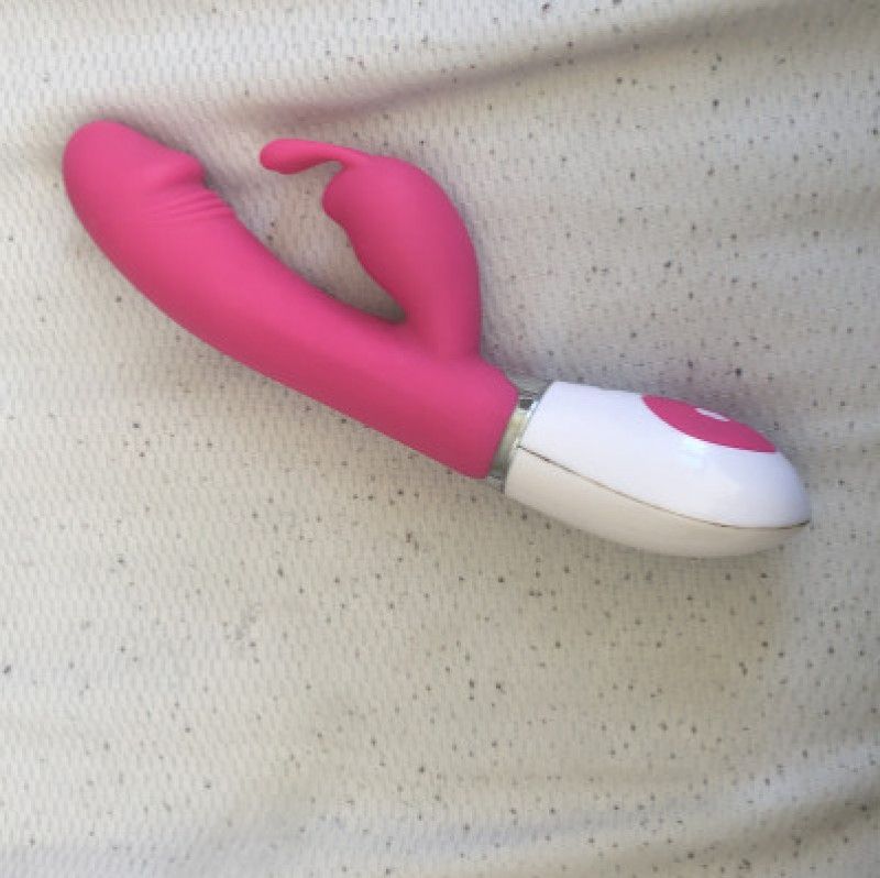 Pink rabbit with ears for clit pleasure