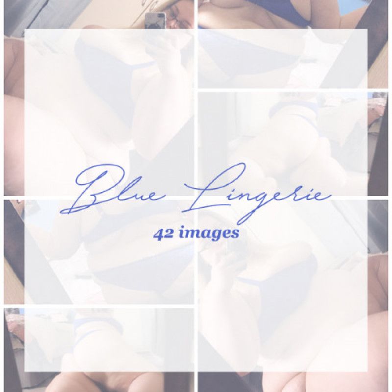 Blue Lingerie Photoset