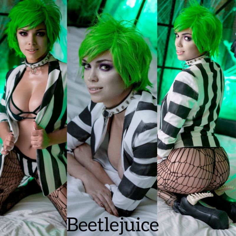 Beetlejuice ero cosplay photoset