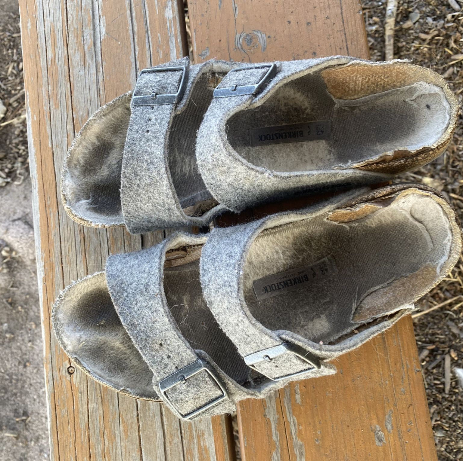 Well loved womens size 10 Birkenstocks