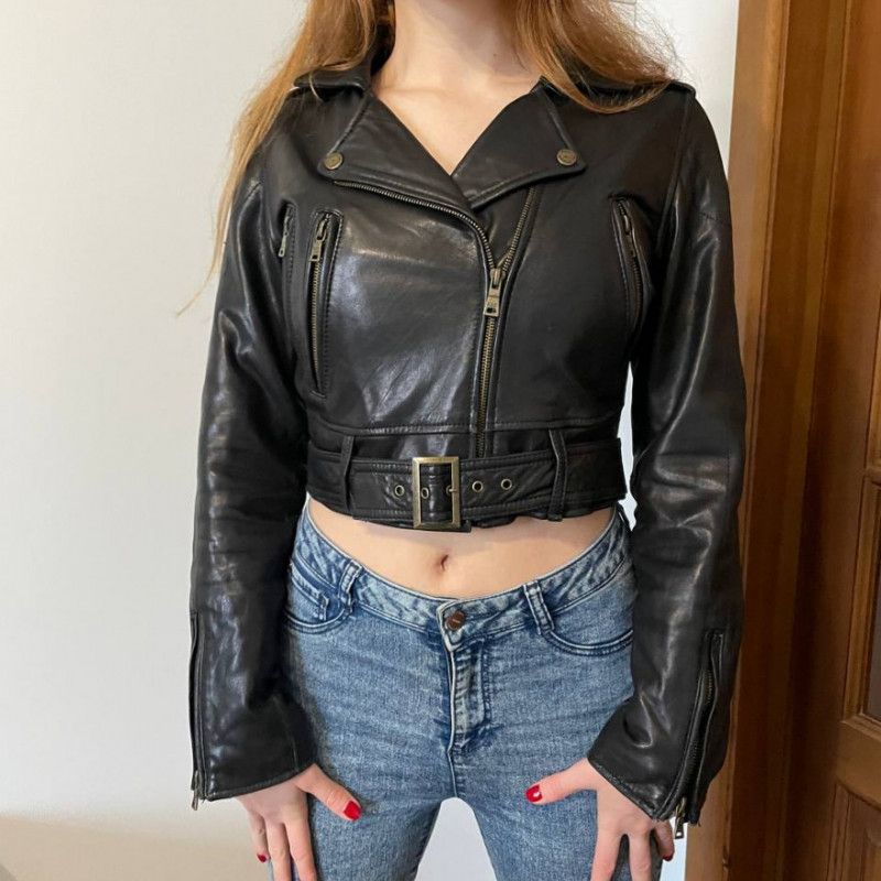 Leather jacket