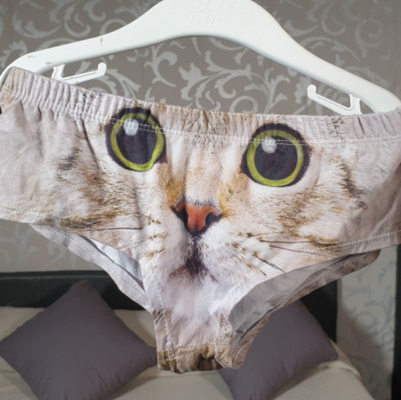 CAT PANTIES USED BY KITTY LOVE PORNSTAR