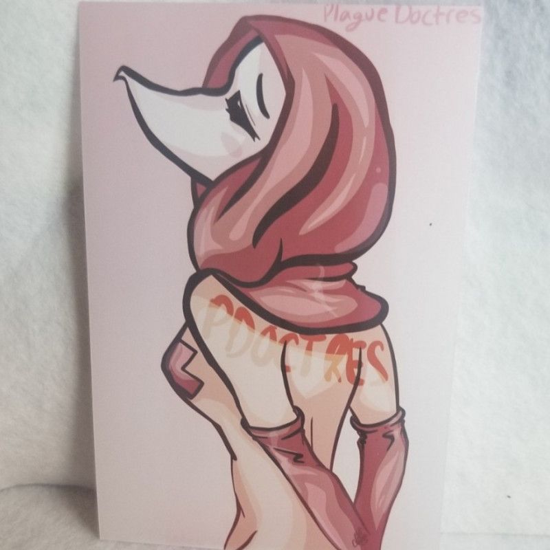 Sexy Plague Doctress Art print