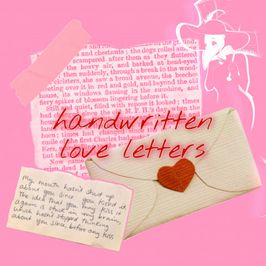 Handwritten love letter