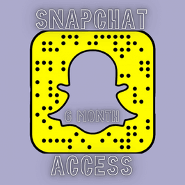 Snapchat 6 months access