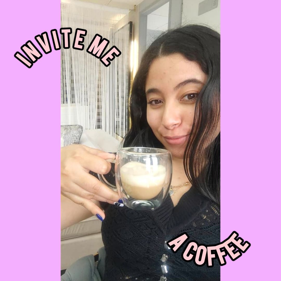 Invite me a delicious coffee with milk