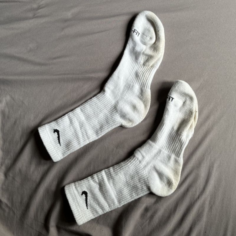 White Nike Dri Fit Socks