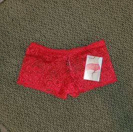 Red Lace Boyshort