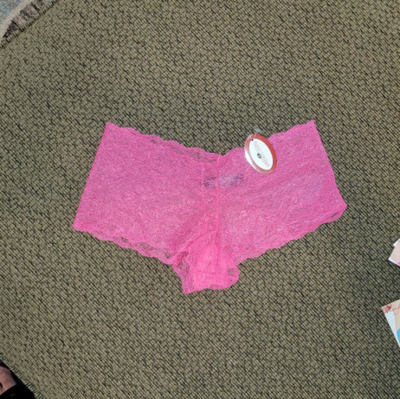 Pink Lace Cheeky Panty