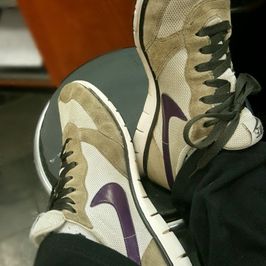 Worn Nike Sneakers