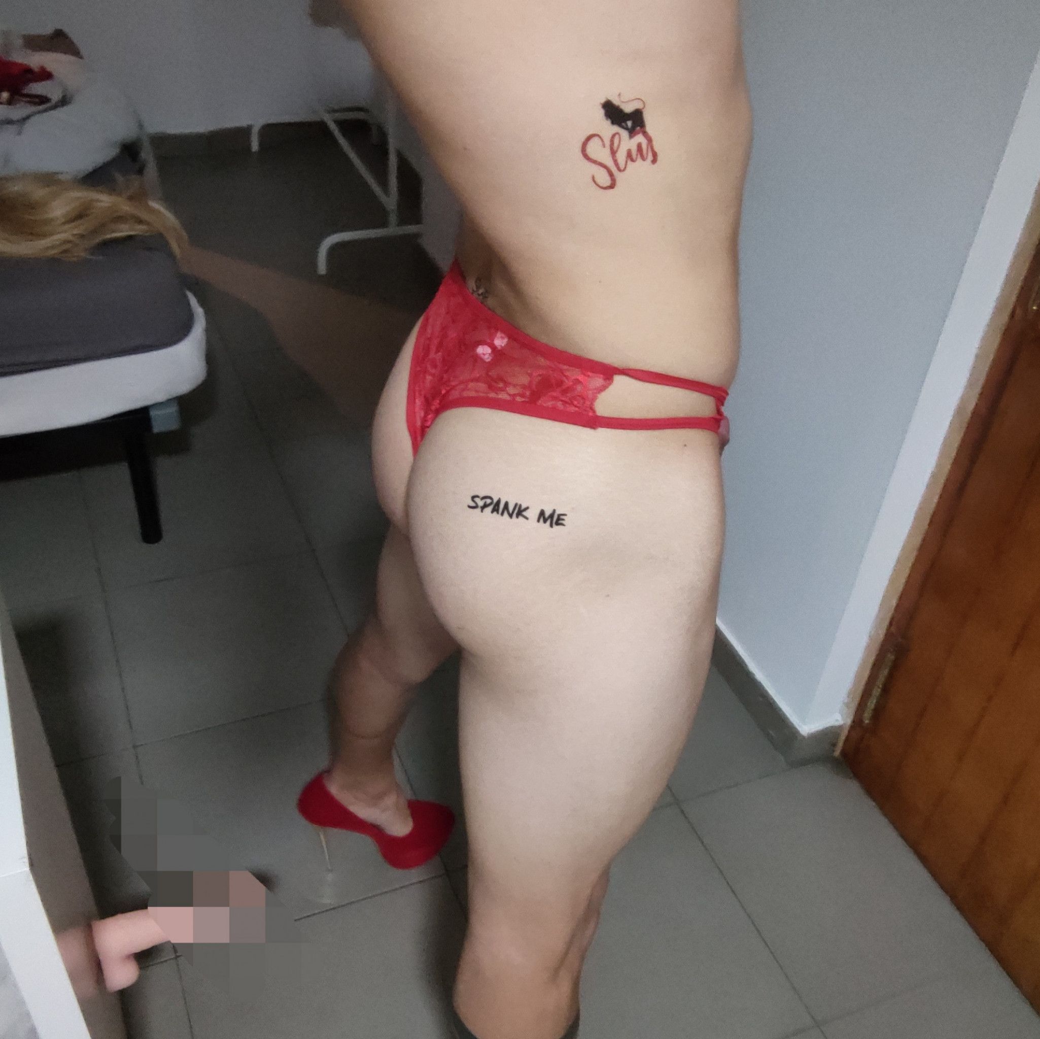 Wore red panties