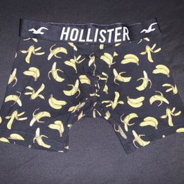 Black Hollister Boxer Briefs with Bananas