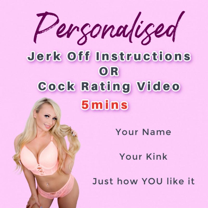 Personalised JOI or Rating Vid 5m