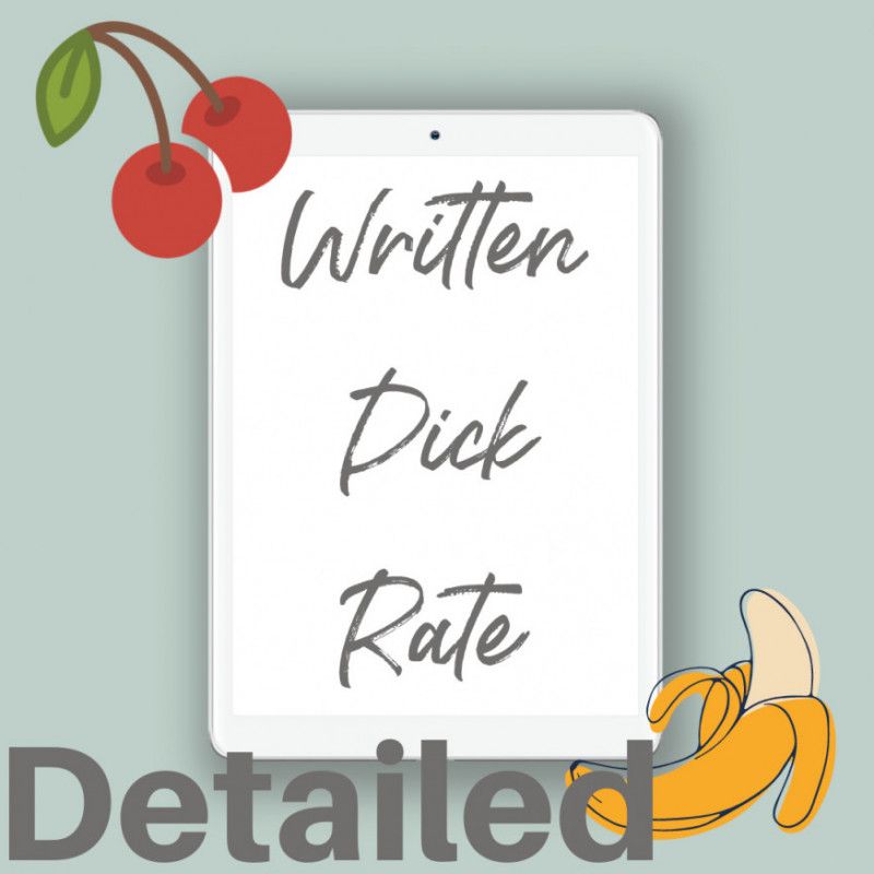 Written Dick Rate DETAILED