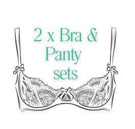 2 x Bra and Panty Sets