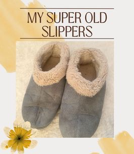 My super old and very smelly slippers