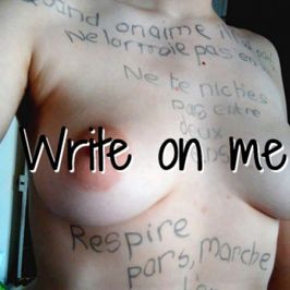 Write on me