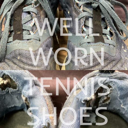 Well Worn Tennis Shoes