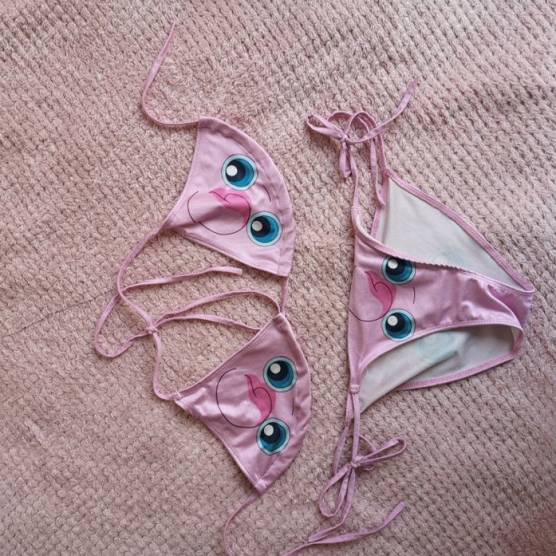 Jigglypuff bikini worn in sploshing film