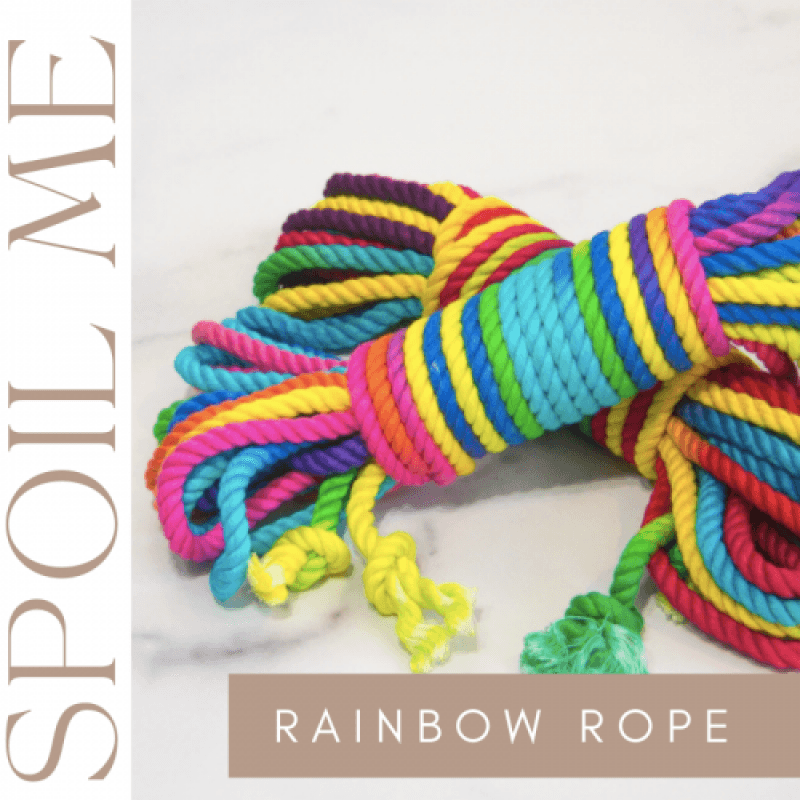 Spoil Me: Rainbow Shibari Rope