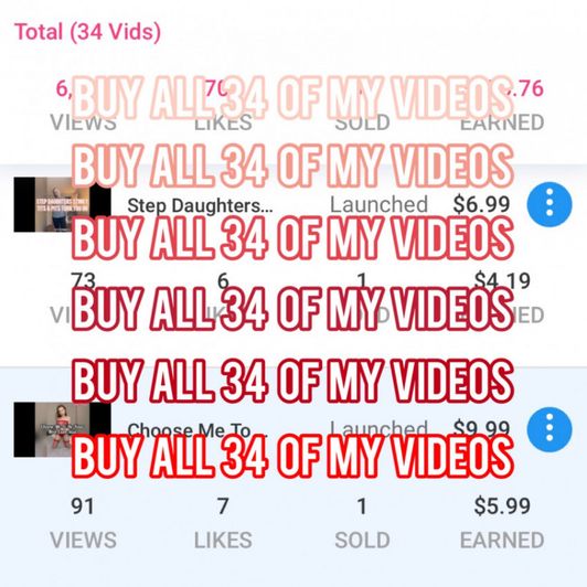 ALL Videos In My Store