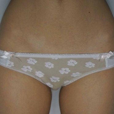 Worn Cute Cat Panties