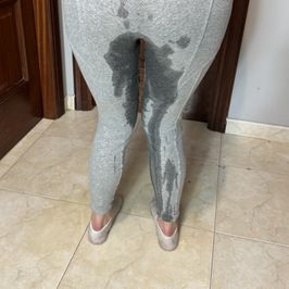 PEE GREY GYM LEGGINGS