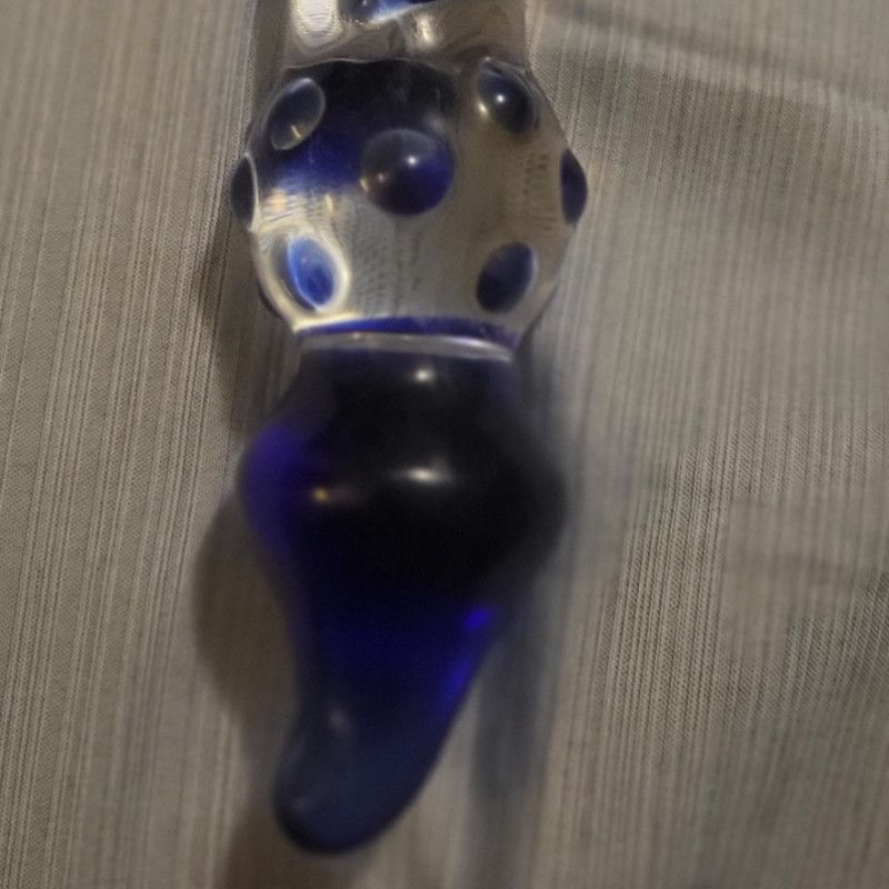 Beautiful glass g spot dildo