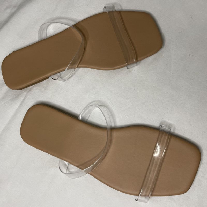 Clear Strap Sandals