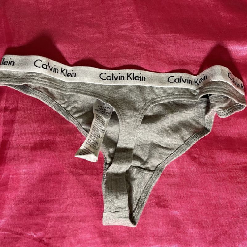 Gray Calvin Klein Thong