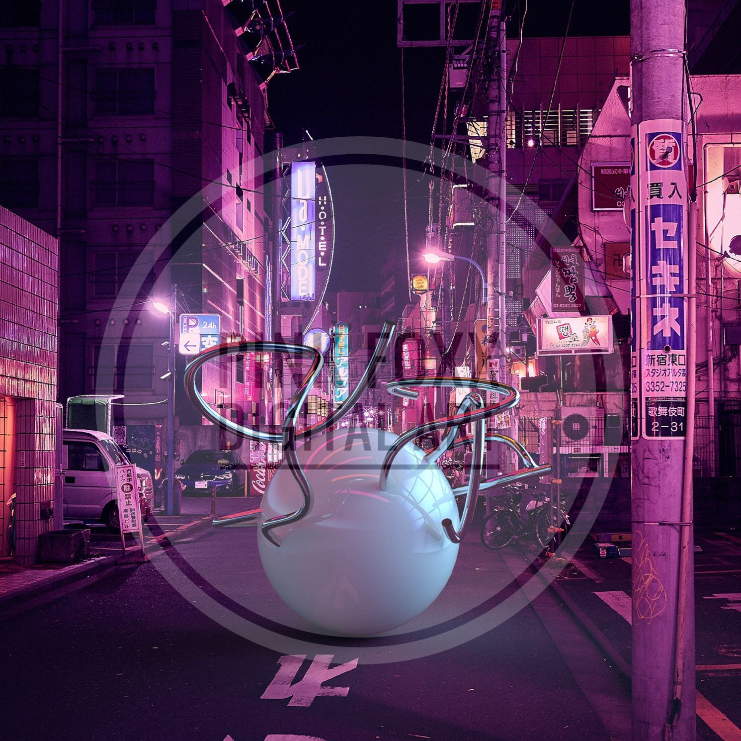 A Night In Tokyo Digital Art