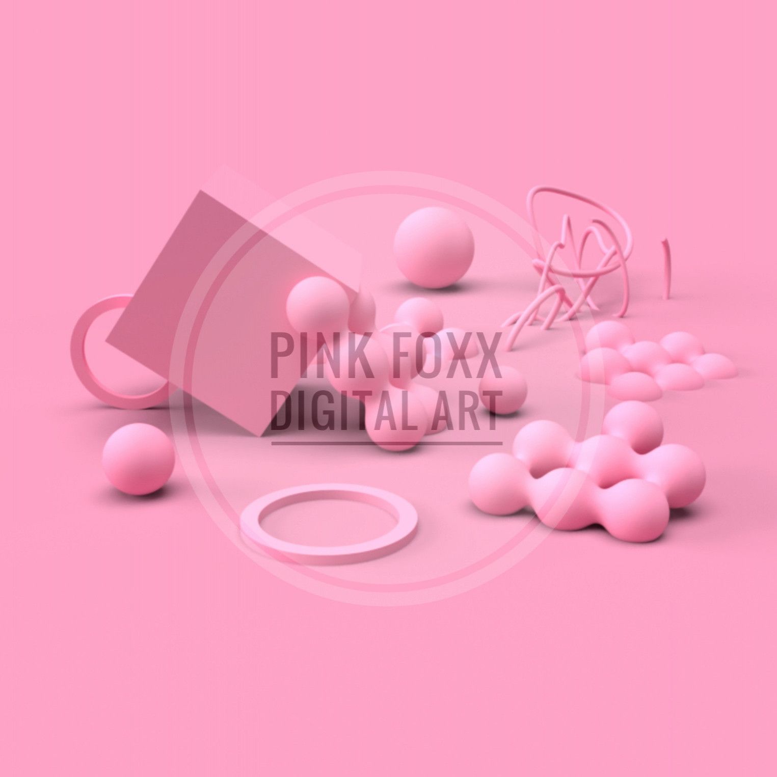 All Pink Digital Art