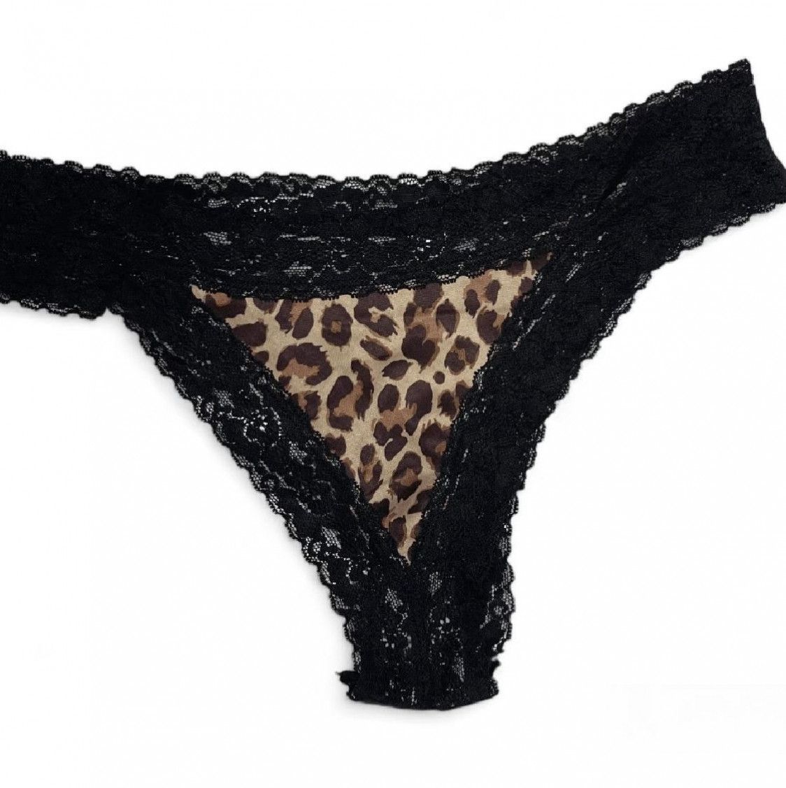 Leopard Print Thong