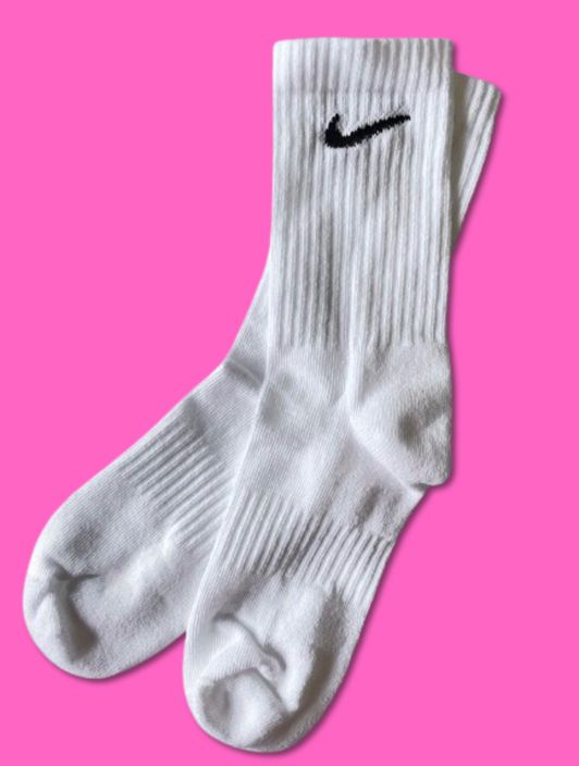 White Nike Socks