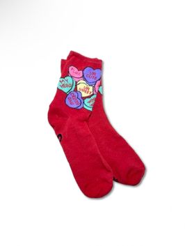 Pink Foxx VDay Socks